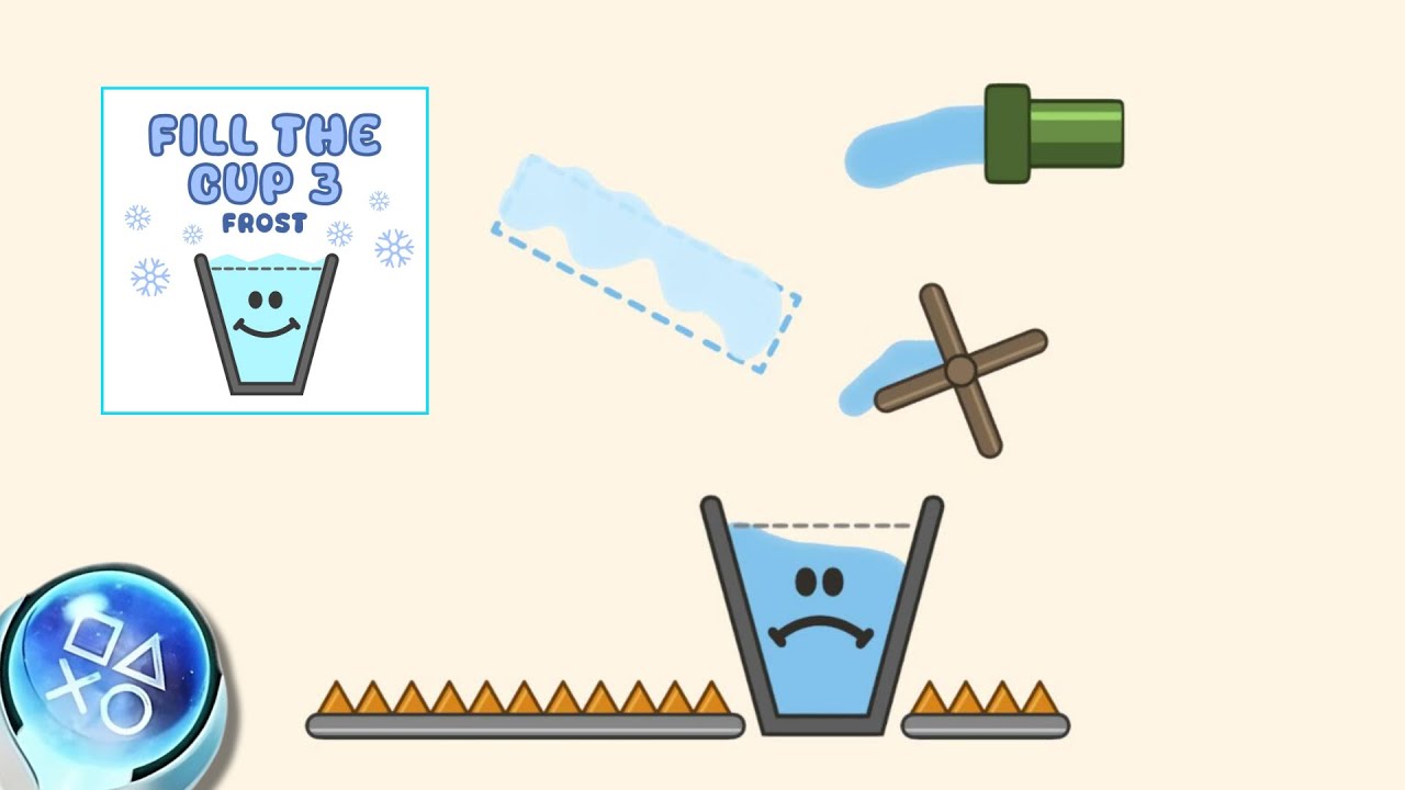 Fill the Cup 3: Frost 🚰🧊 - Easy 15 - 20 min Platinum [100% TROFEOS 🏆] (PS4/PS5).