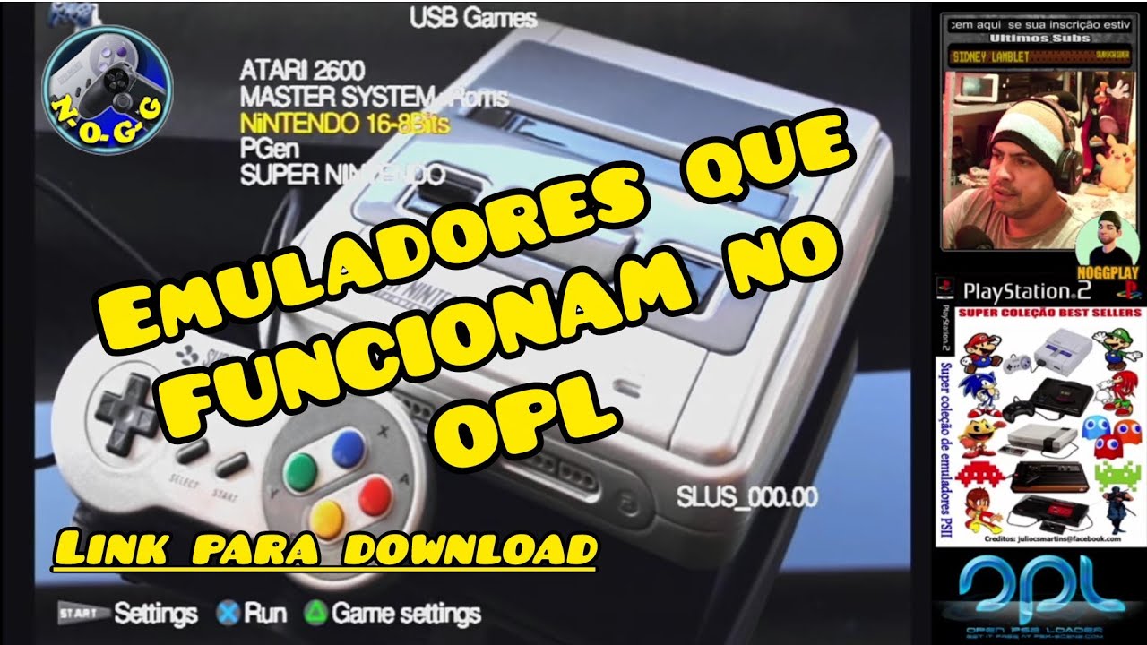 PS2 - Emuladores para OPL funcionando Tudo 100%