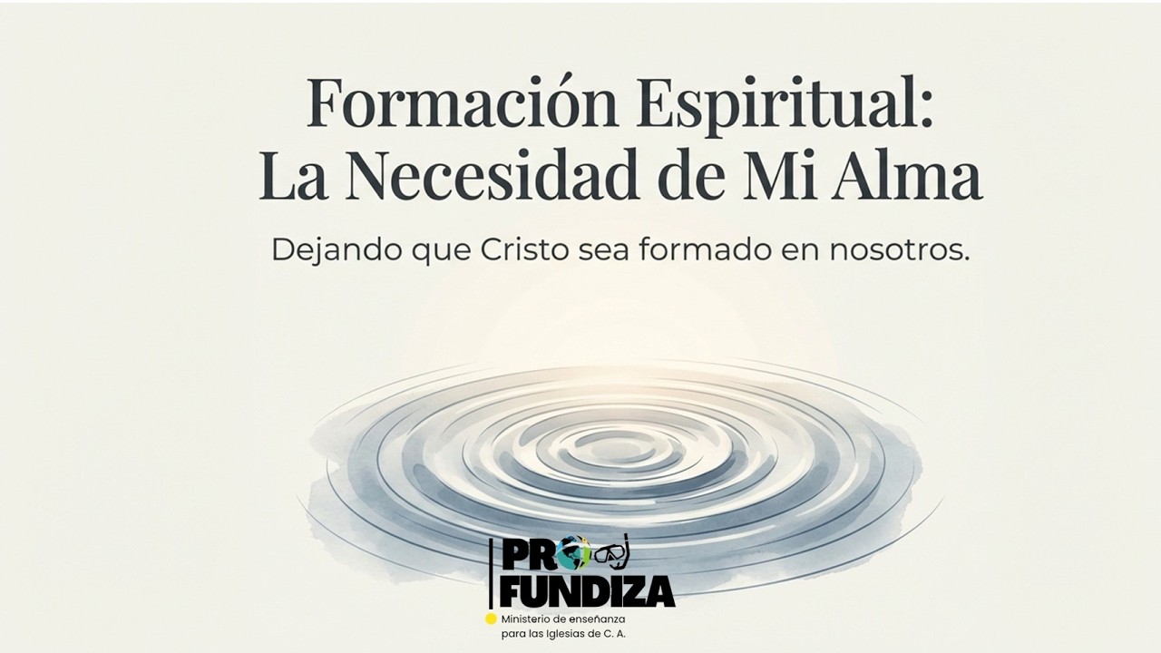 La necesidad de la formación espiritual