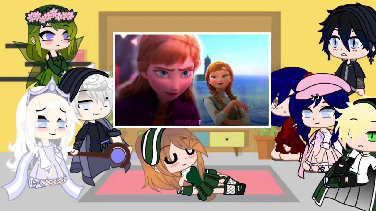 ♦ Mlb and Rise of the guardians + Elsa and Anna reacts to each other! | 1/? | ♦