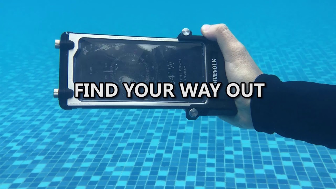 Use the Smartphone Built-in Compass Underwater