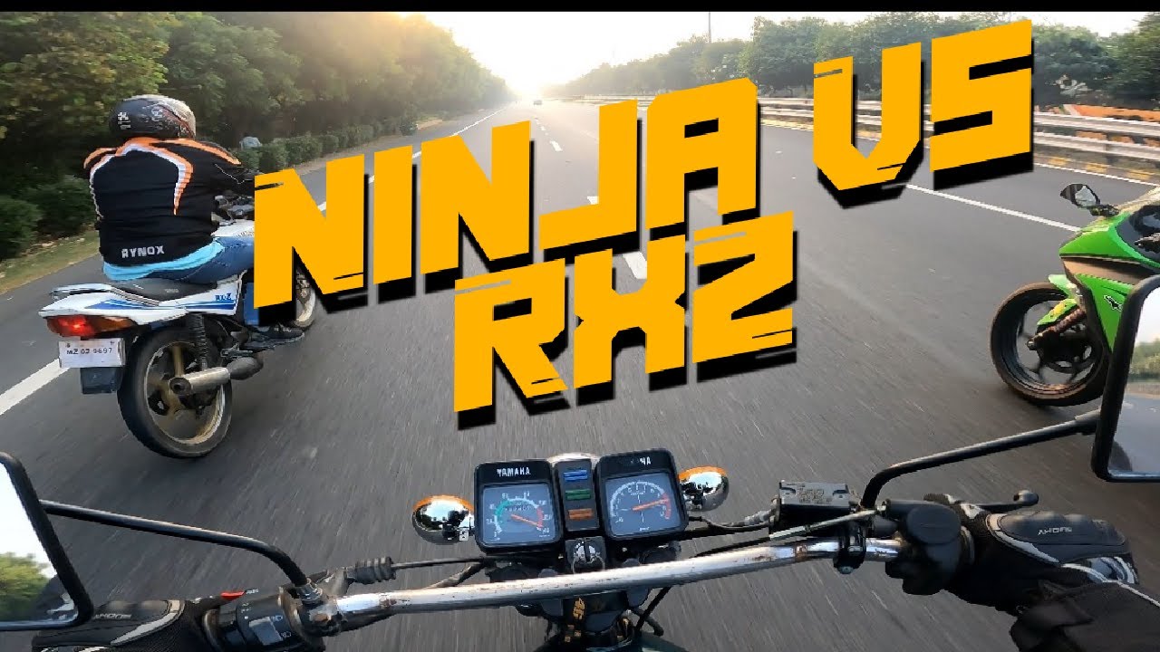 Kawasaki ninja vs rxz vs Rx 135 on highway top Speed