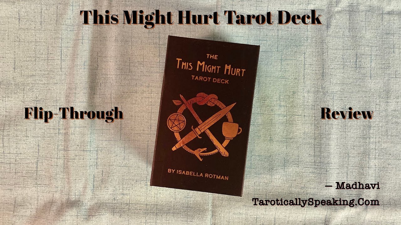 This Might Hurt Tarot Deck Flip Through & Review