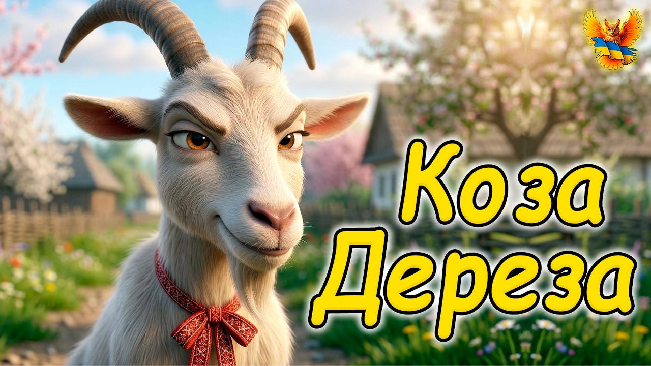 Коза-дереза 🐐 Українська повчальна казка | Як рак вигнав хитру козу