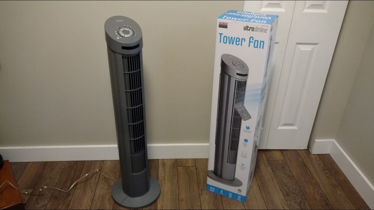 Seville Ultra Slimline Tower Fan From Costco Unboxing