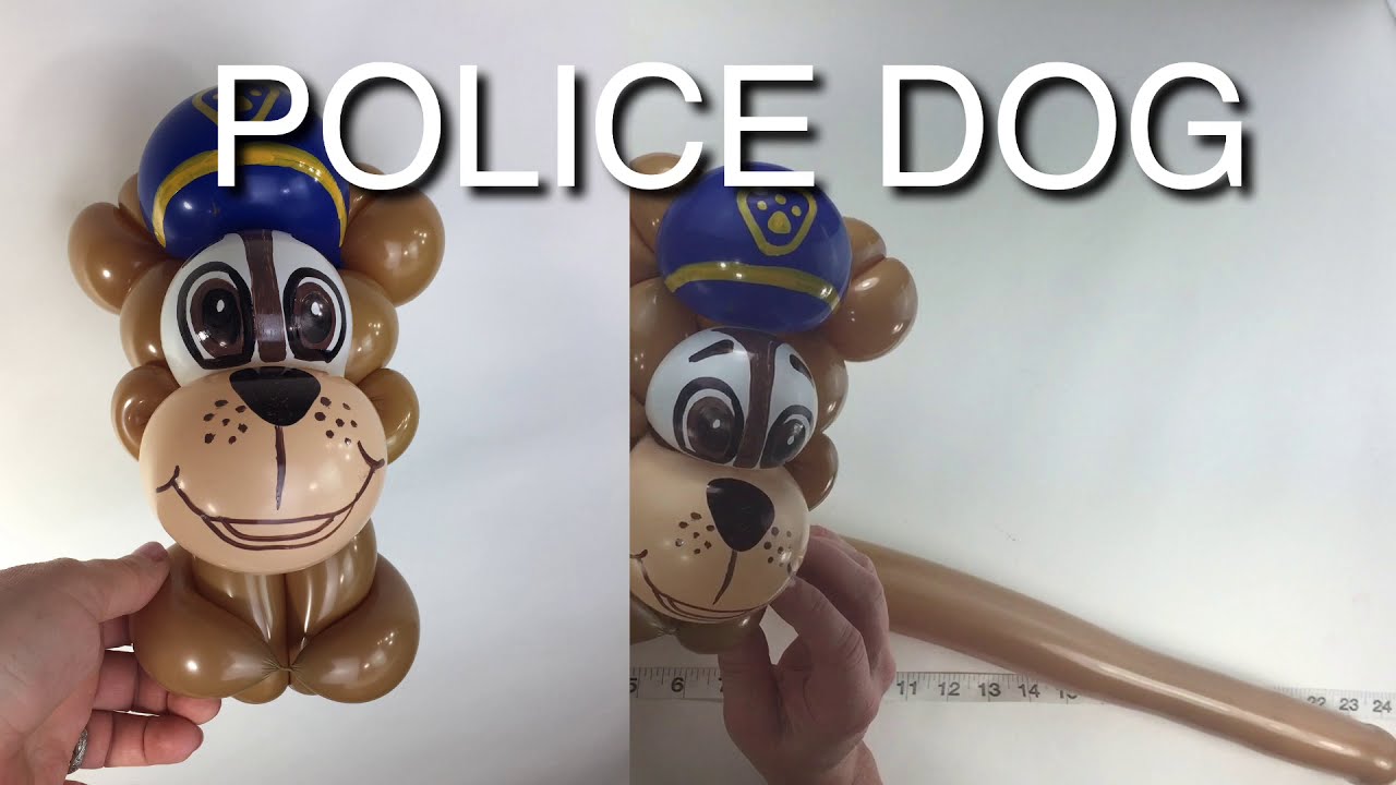 POLICE DOG BALLOON