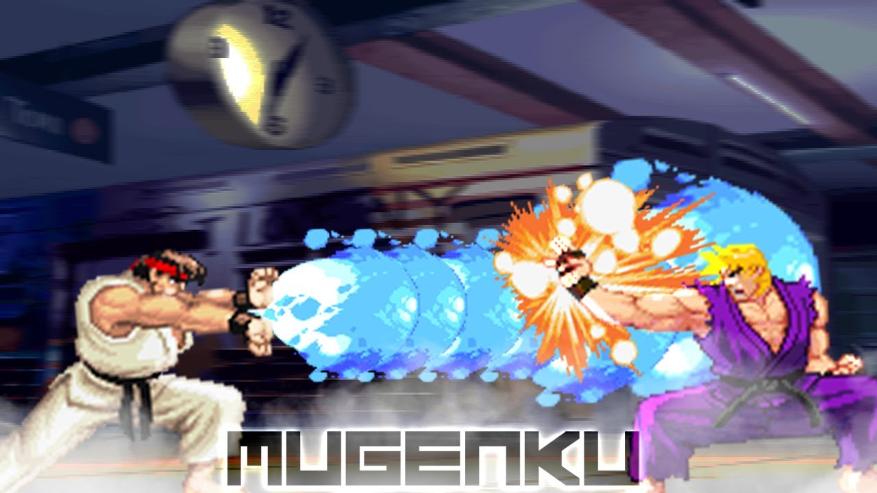 Epic Parry? Ryu Spamming Hadouken vs Daigo Ken Parry! Street Fighter MUGEN Multiverse