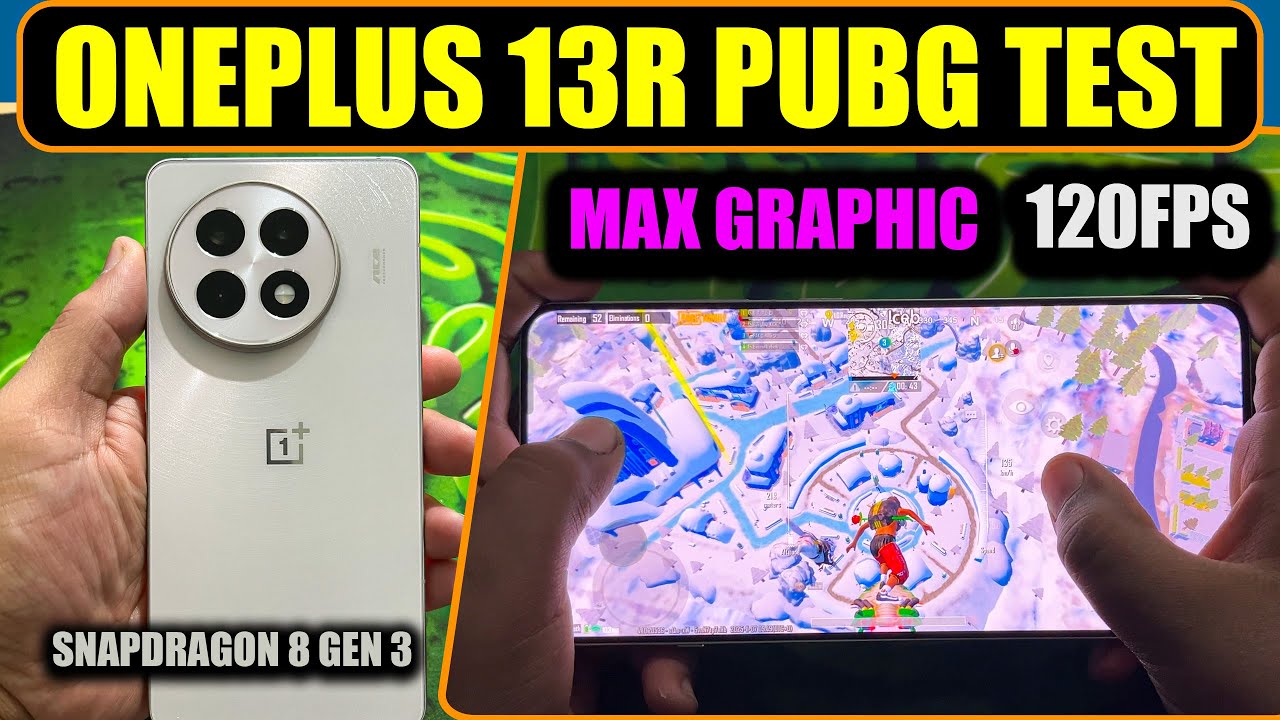 PUBG Mobile 120 FPS Extreme Test | OnePlus 13R Performance Review