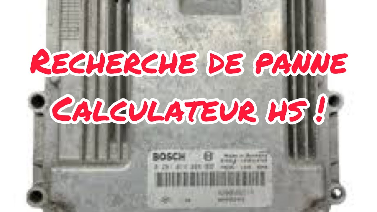 Recherche de panne RENAULT TRAFIC II, calculateur hs !