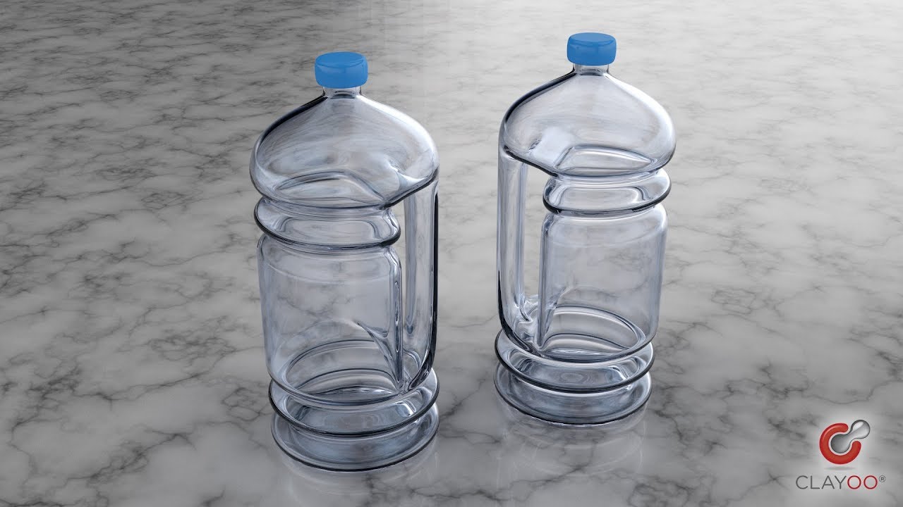Clayoo 2.5 - Water Bottle (Speed Modeling)