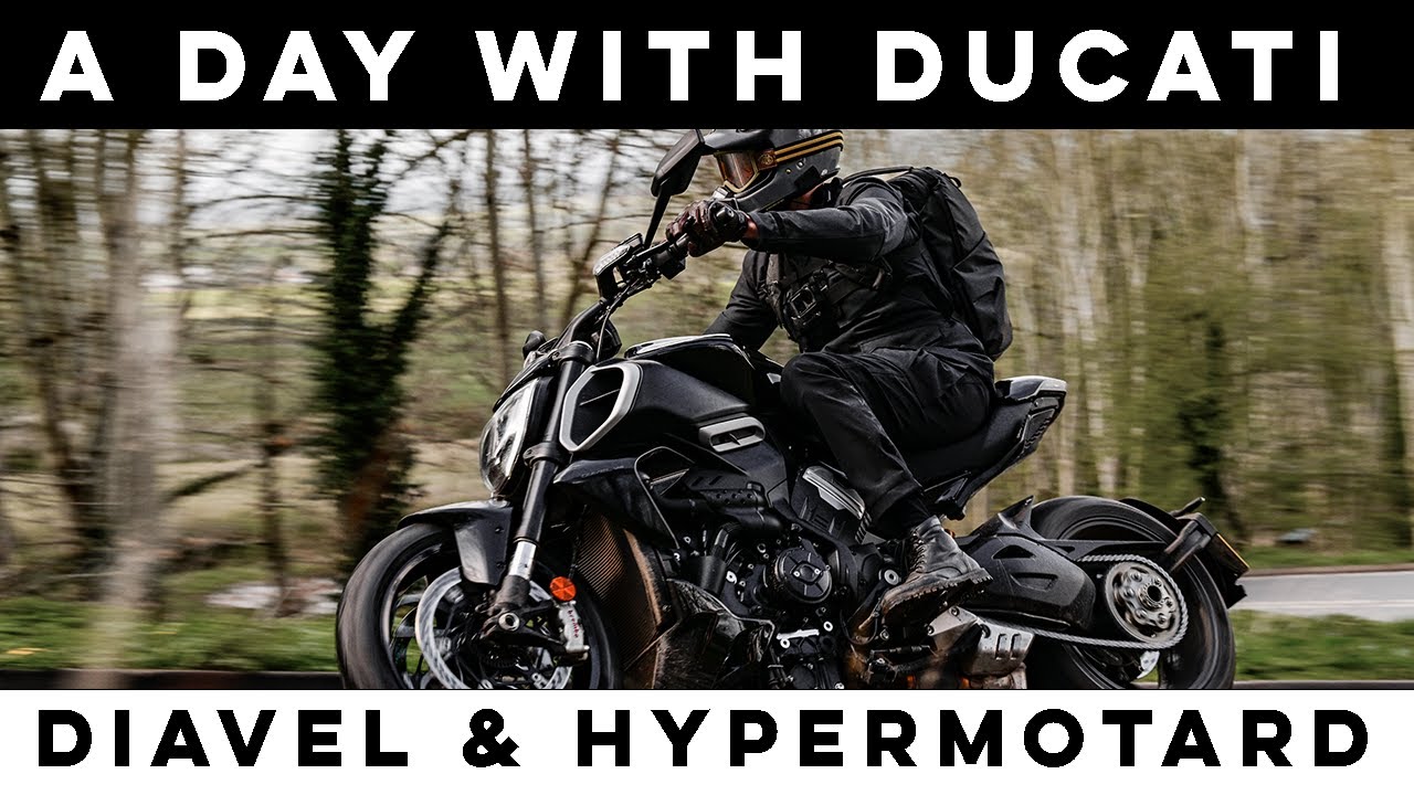 A day with Ducati UK | Riding the Diavel V4 & Hypermotard 698 Mono