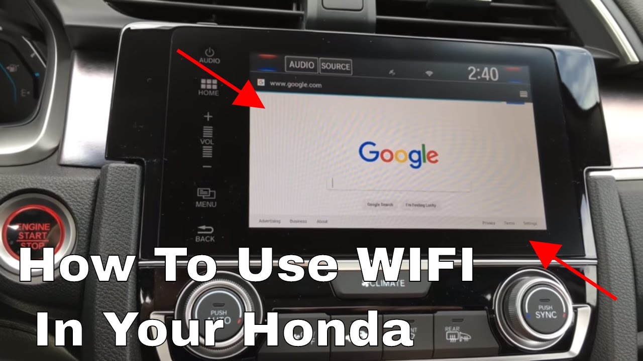 Как использовать Wi-Fi в вашем Honda