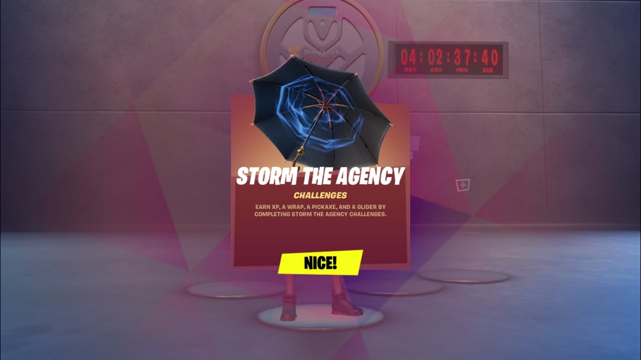 How to complete  &ldquo; STORM THE AGENCY &ldquo; challenges