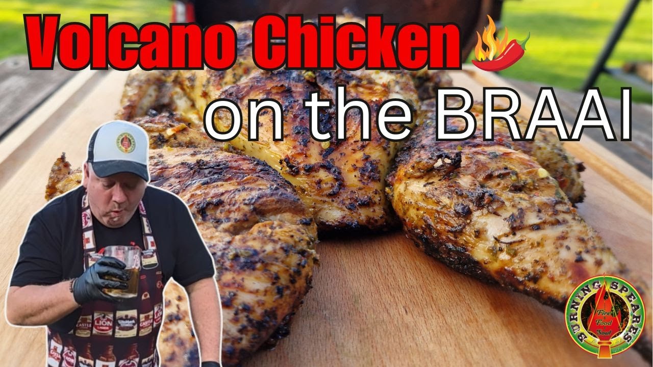 Вулканическая курица на BRAAI!