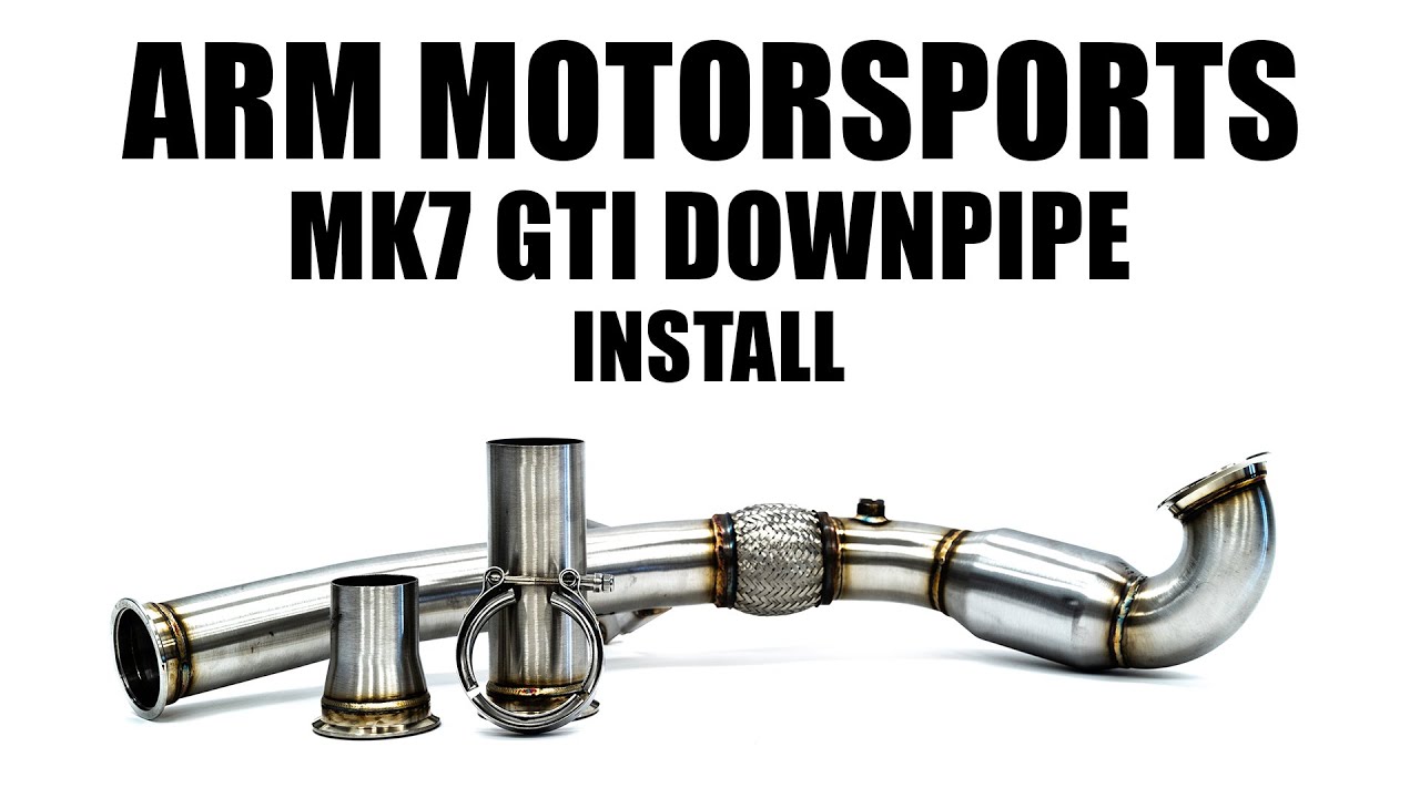 Установка даунпайпа ARM Motorsports Mk7/7.5 GTI