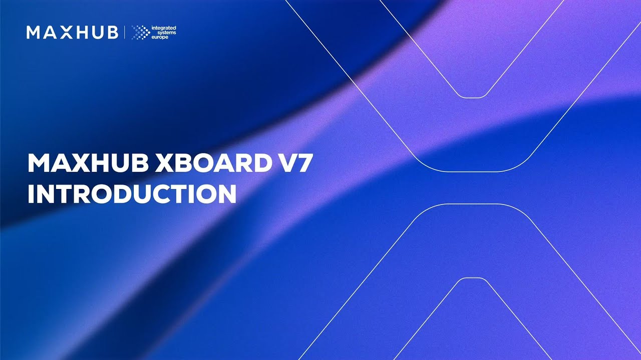 MAXHUB XBoard V7 Series in action at ISE2025