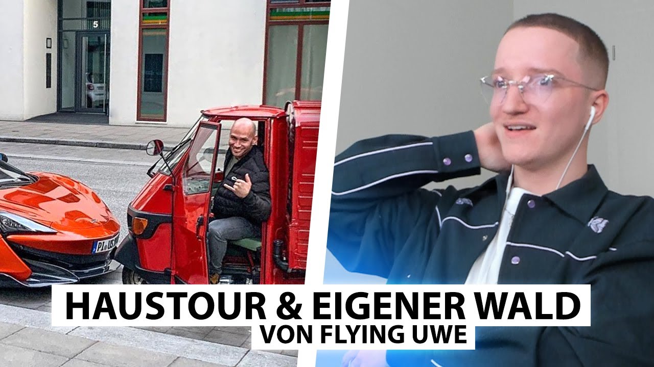 Justin reagiert auf FlyingUwe's Haus (und eigenen Wald!) | Reaktion