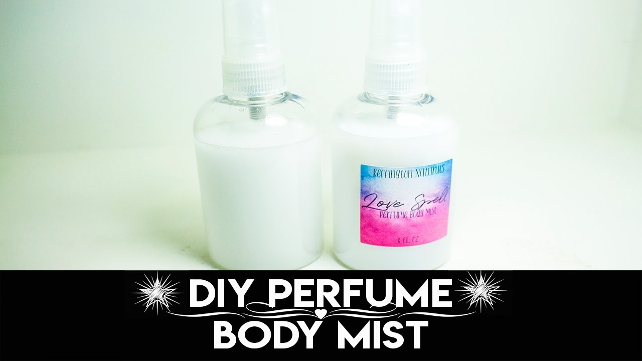 DIY | How to make Body Mist |Oils & Essential Oil Perfume.