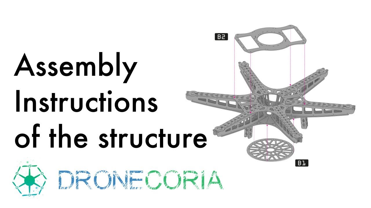 Frame Assembly Tutorial of a SOWING DRONE