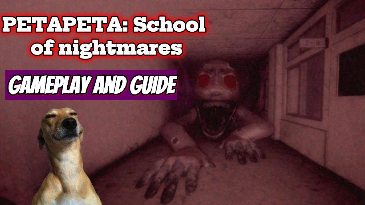 Gameplay + Guide To Escape in SUPER HARD MODE | PETAPETA: School Of Nightmares - Roblox