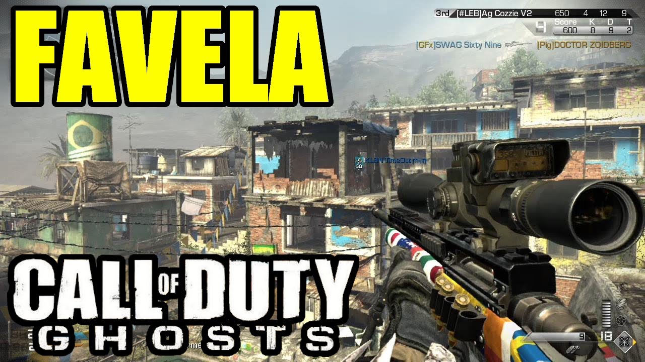 GHOSTS : Map FAVELA Sniper USR | Avec MrLev12 | DLC Invasion