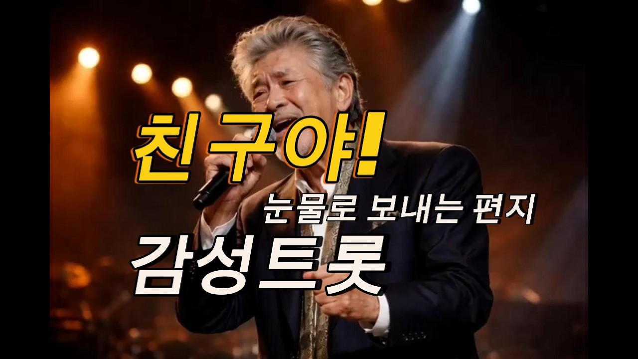 친구야/눈물로 보내는 편지/감성트롯