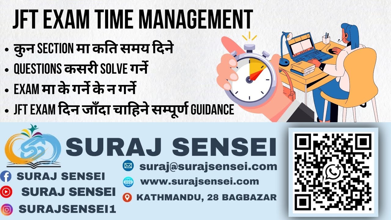 JFT exam kasari dine || JFT exam time management || JFT exam ma kun section lai kati time dine