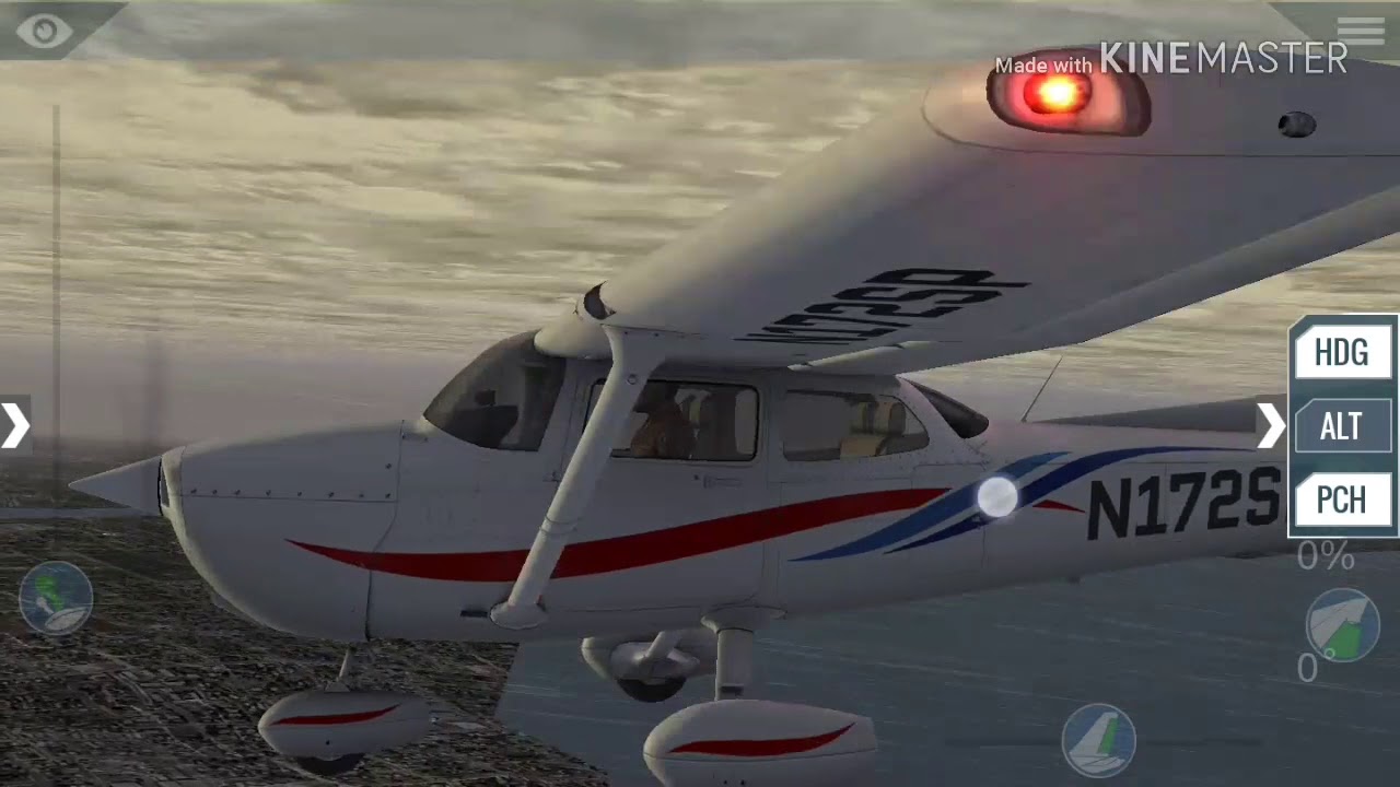 رحلة بطائرة cessna 172 xplane 10