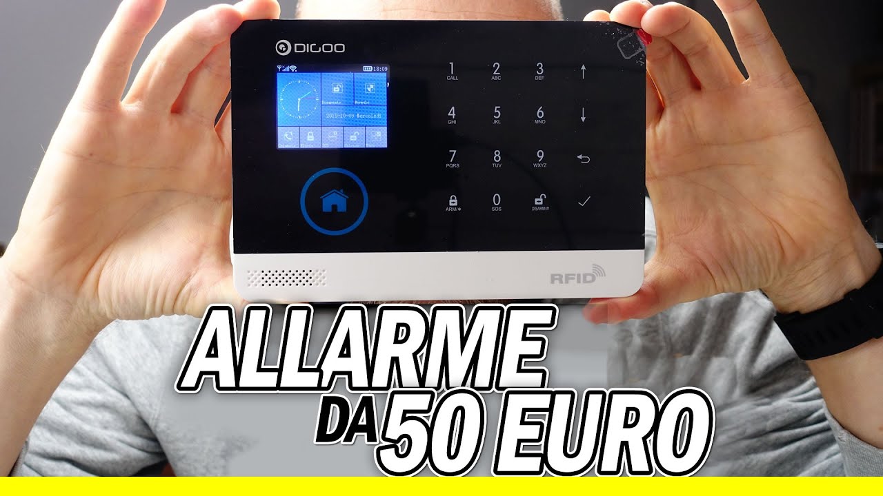 IL MIGLIORE ALLARME ANTIFURTO da INSTALLARE DA SOLO - RECENSIONE GauTone PG103 / DIGOO DG-HOSA