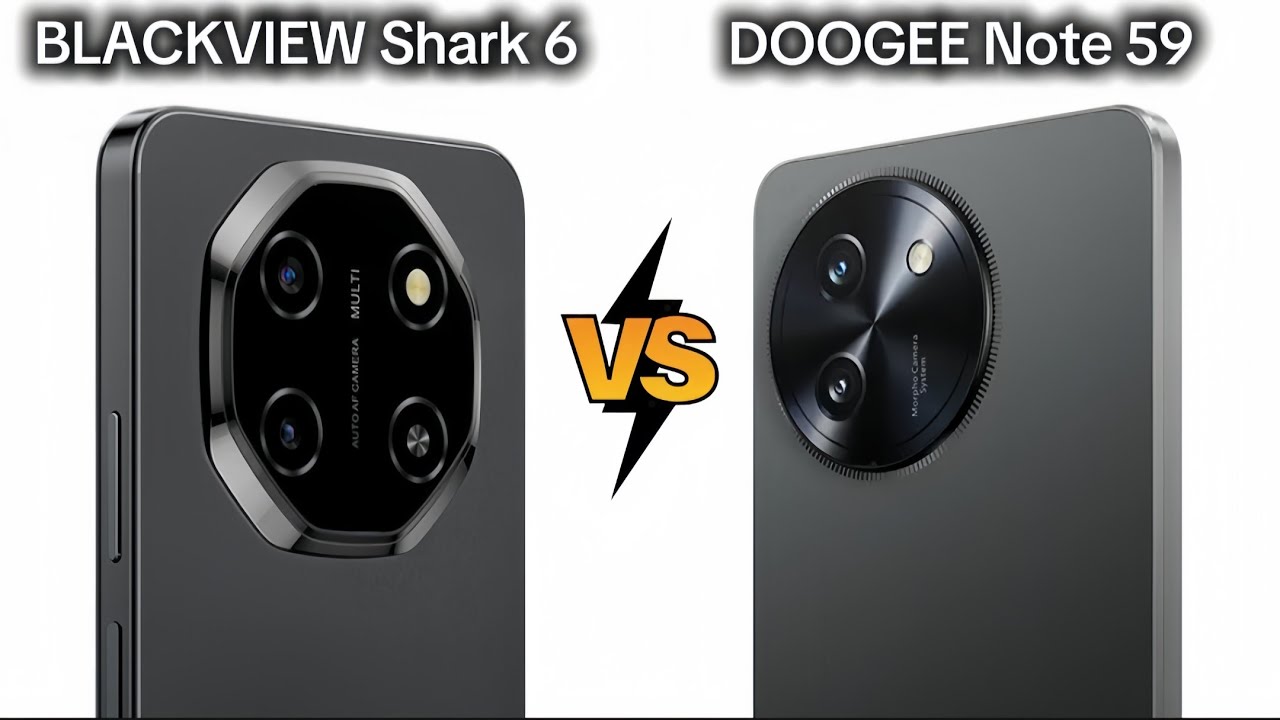 BLACKVIEW Shark 6 vs DOOGEE Note 59 | Full comparison