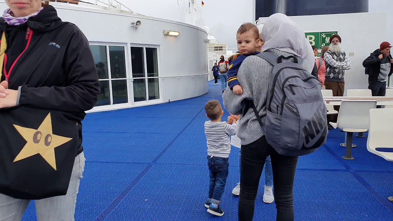 Ferry between Germany and Denmark borders