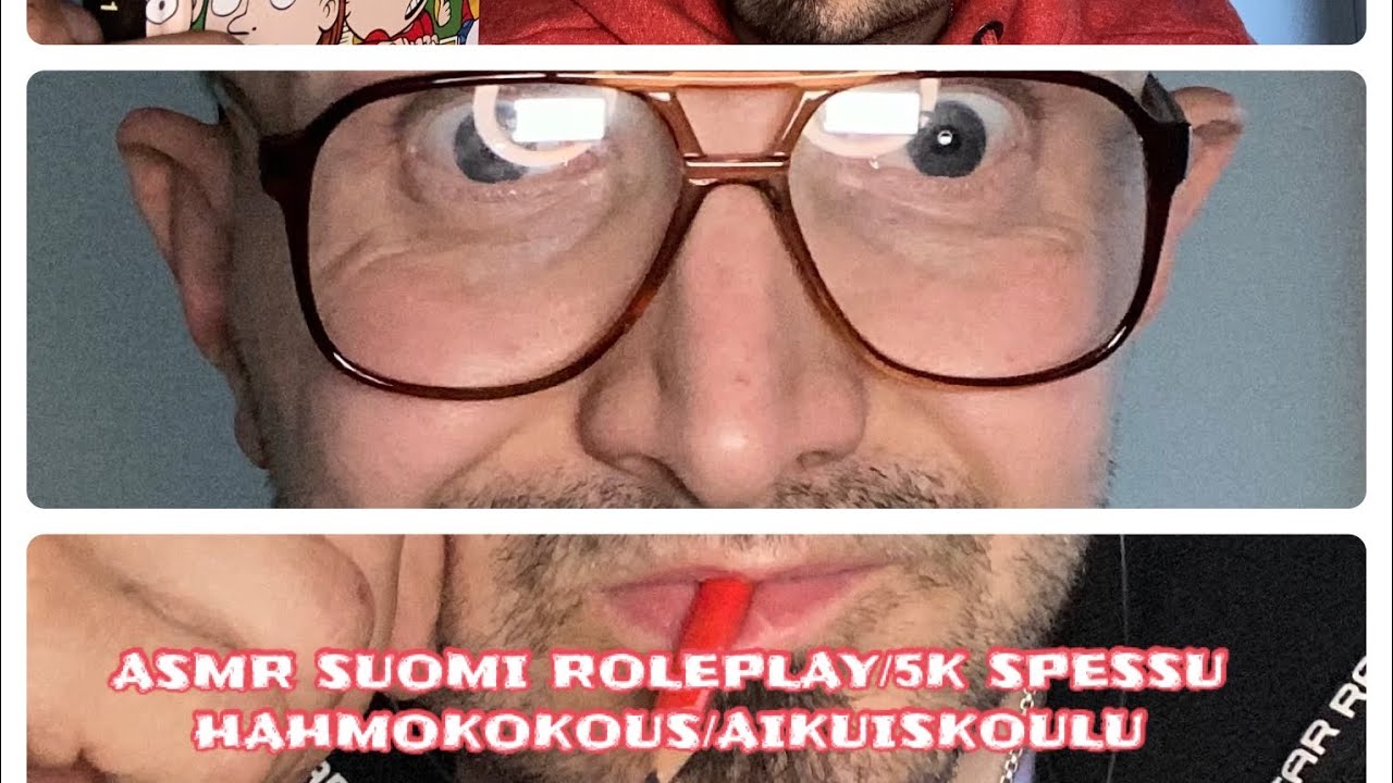 ASMR SUOMI ROLEPLAY-5000 SPESSU HAHMOKOKOUS/AIKUISKOULU Opettaja-Janne, Möttönen ja Santtu#Asmrsuomi