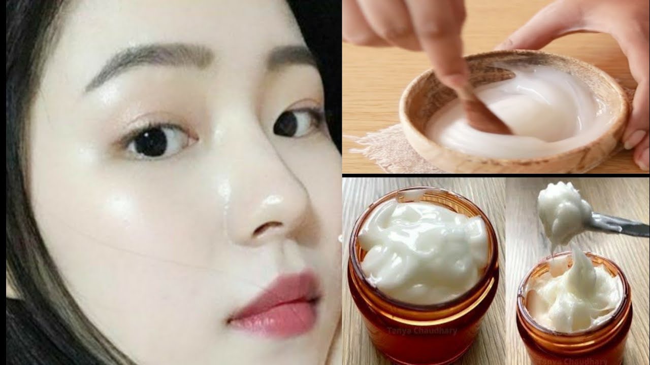 Rice Cream For Face||Skin Whitening&Anti Aging Rice Cream||Korean Inspired DIY Rice Cream#skinwhiten