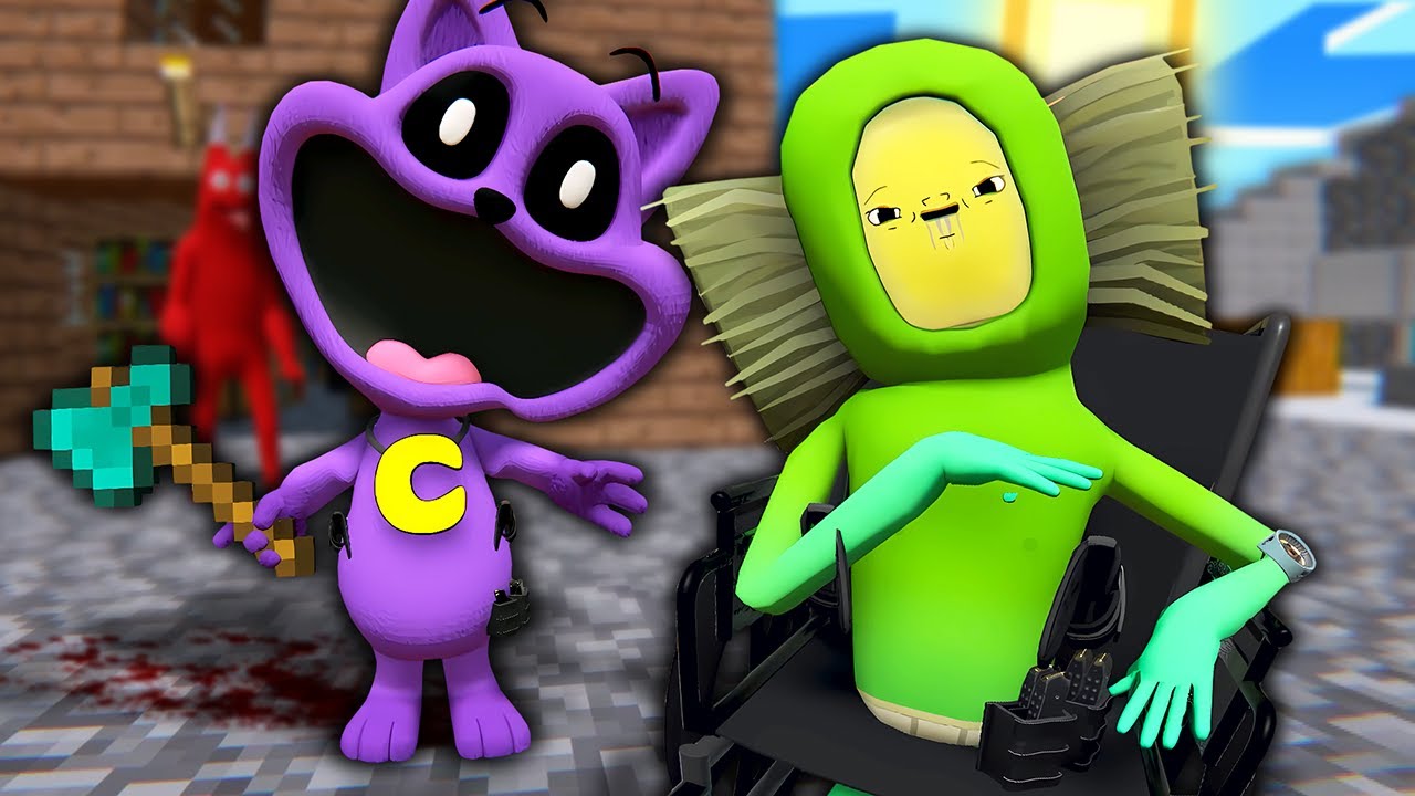 GRZESIO I CATNAP GRAJĄ RAZEM W MINECRAFT, ALE TO BONELAB!