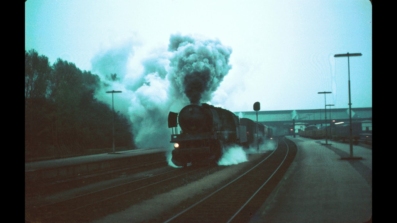 Damplokomotiver N maskinen afgang Kolding - Esbjerg 1967