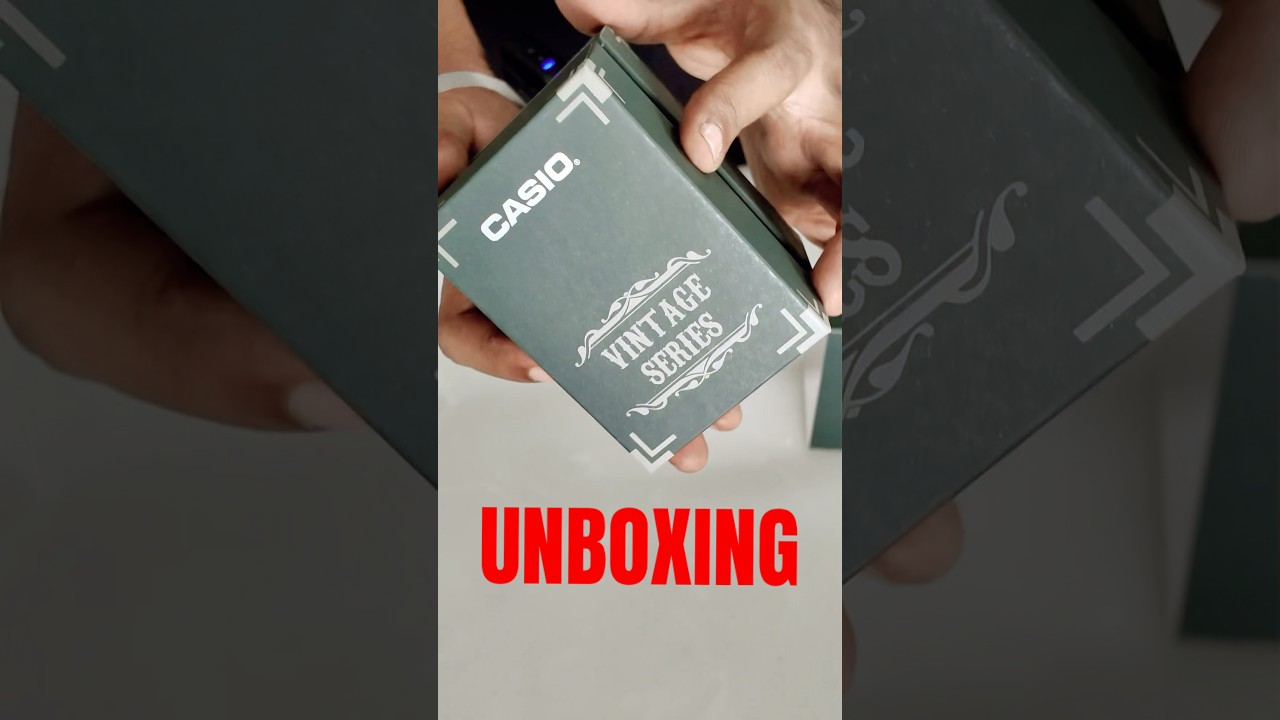 Unboxing Casio Vintage watch ⌚️#casio #unboxing
