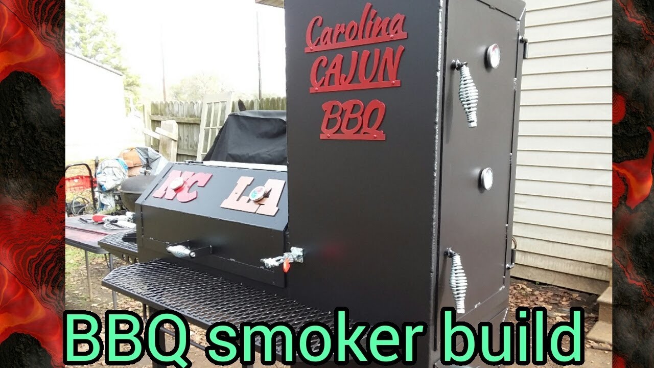Reverse flow bbq smoker  build