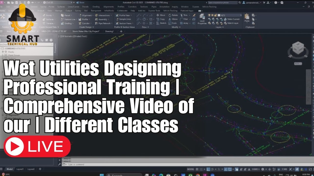 Wet Utilities Designing Professional Training | Comprehensive Video of our  | Different Classes