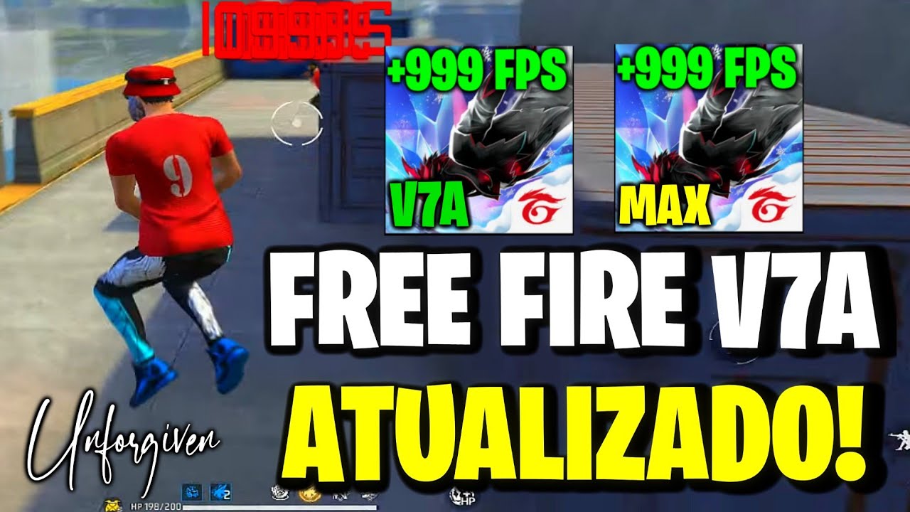 FREE FIRE V7A ATUALIZADO LITE E OTIMIZADO 64 BITS FREE FIRE MAX NO ANDROID E PC, LINK DIRETO