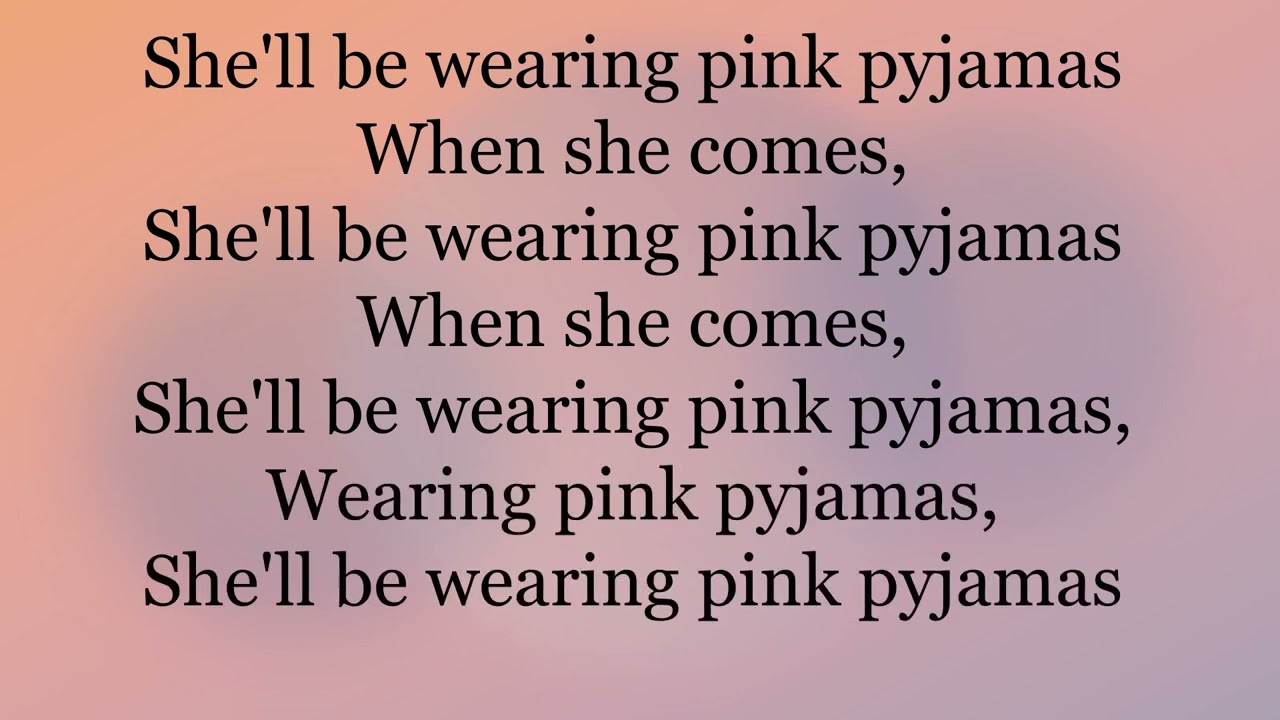 She'll Be Coming 'Round the mountain (with lyrics)
