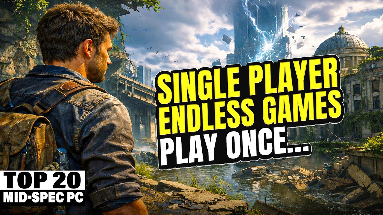 Top 20 Single Player Games You’ll Play for 100+ Hours