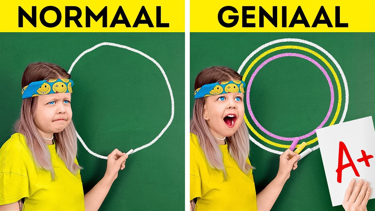 TERUG NAAR SCHOOL HACKS DIE WERKEN! Geweldige DIY-ideeën waar je dol op zult zijn
