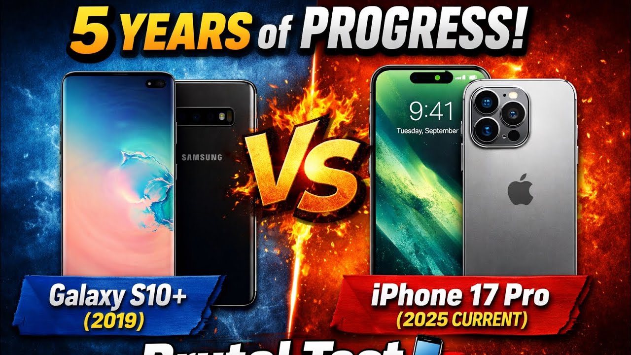 5 YEARS of PROGRESS: Galaxy S10+ (2019) vs. iPhone 17 Pro (2025, CURRENT) | Brutal Test 📱