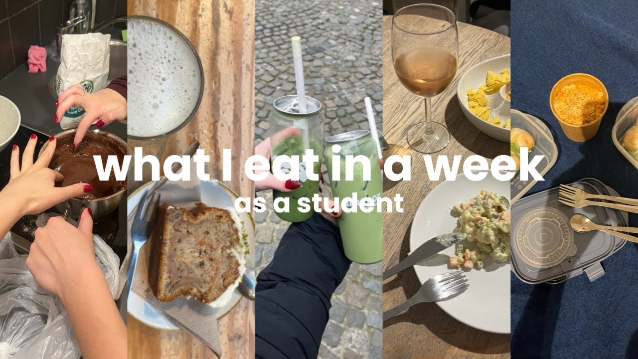 what I eat in a week as a student