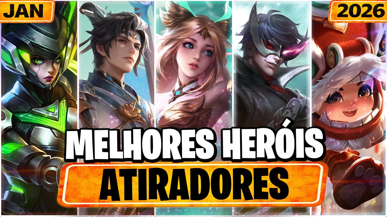TIER LIST DOS MELHORES ATIRADORES NO HONOR OF KINGS! JANEIRO 2026