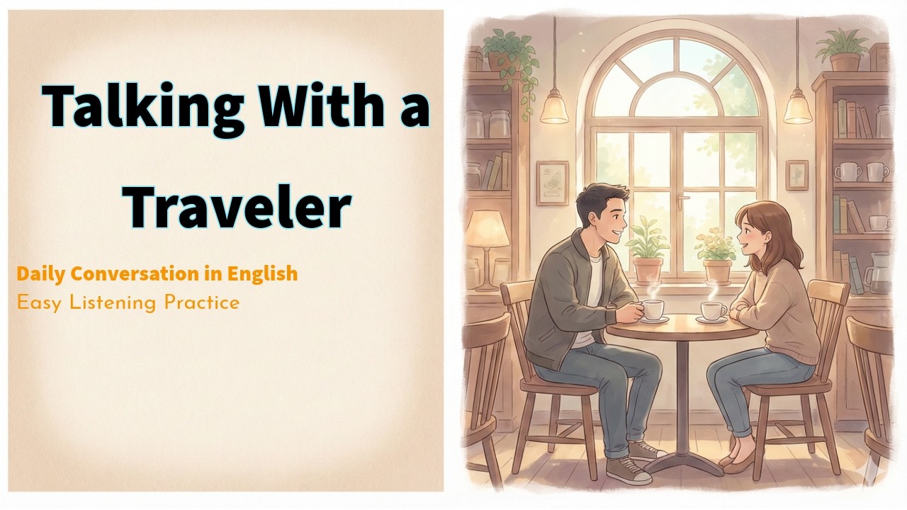 Talking With a Traveler | Daily Conversation in English | Easy Listening Practice
