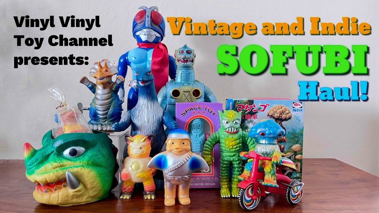 Epic SOFUBI haul! Vintage and Indie Vinyl Toys: Bullmark, Marusan, Draculazer, Kotorimark, and more!