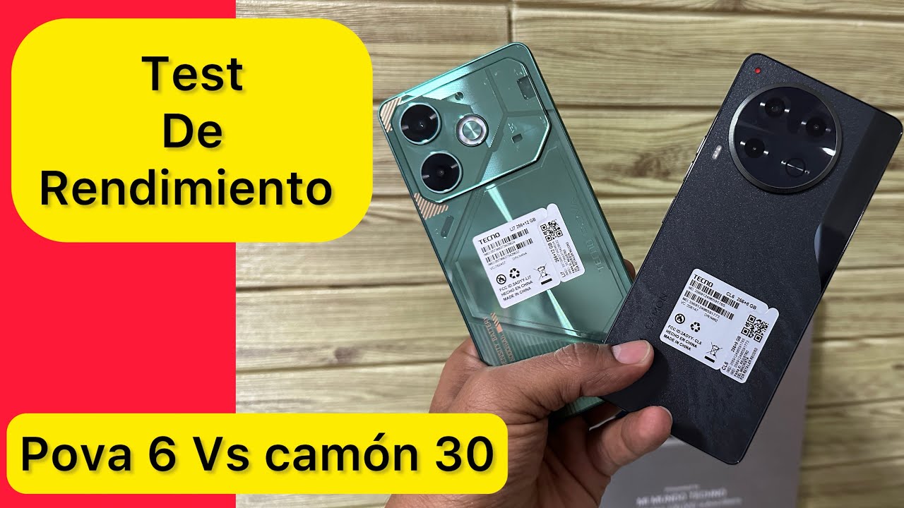 TECNO POVA 6 VS TECNO CAMON 30  [ CUAL COMPRAR? ]