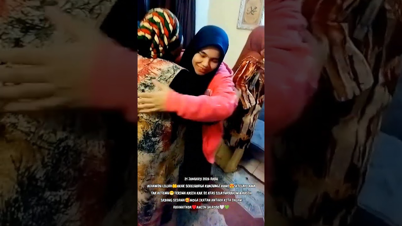 21 JANUARY 2026 RABU🥰KUNJUNGAN AKAK SEKELUARGA DARI PERAK👍♥️