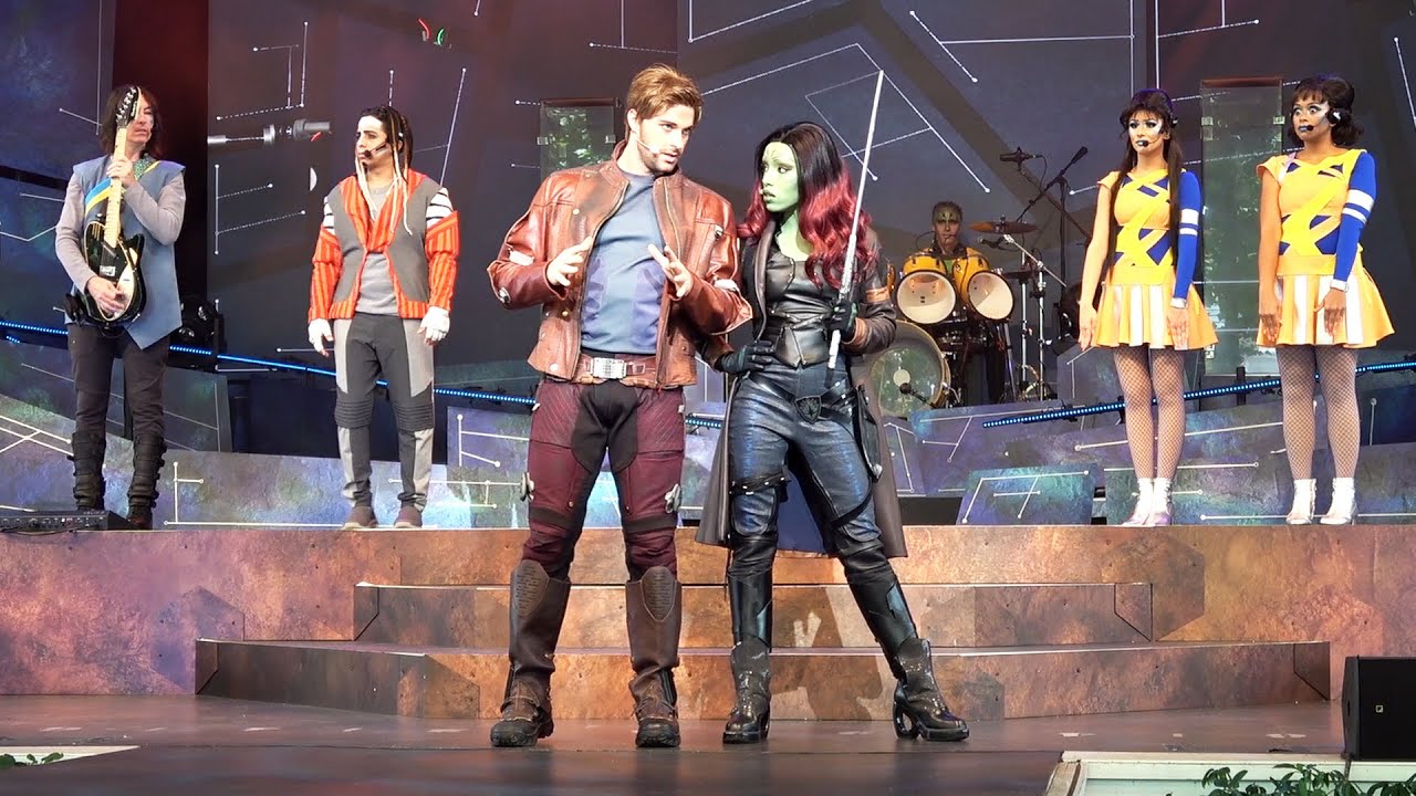 Guardians of the Galaxy - Awesome Mix Live! 2019 FULL Show at Epcot with Star-Lord & Gamora